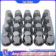 In stoick-33mm Plastic Threaded Tip  Cover Flange for Semi-Trailer Truck Fits Hub Guide Wheel Traile