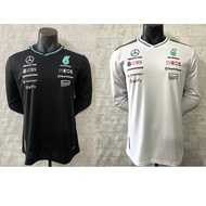 Formula One racing suit 2025 Mercedes AMG Petronas F1 Team Driver Long Sleeve T-Shirt