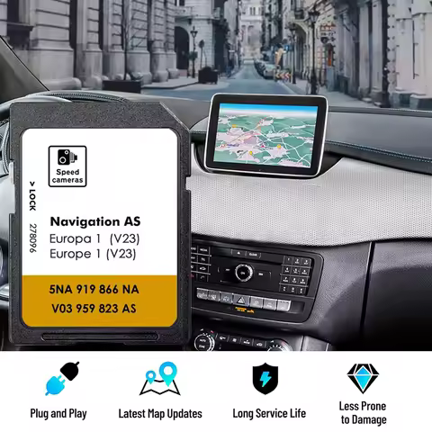 5NA919866NA for VW Car SD GPS Card Europa V23 Navigations Discover Media Update Sat Nav 2026-2027