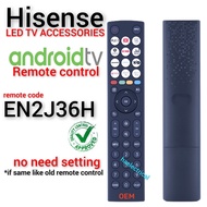 EN2J36H Hisense Android TV Remote Control (NO VOICE FUNCTION) 50E77HQ 55E77HQ 55E7HQ 55U8HQ 65U7HQ 6