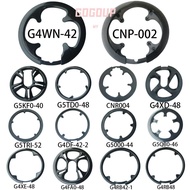 GOGUVO Universal Crank Cover 42T44T46T48T52T Chainring Crank Set Black Chain Wheel Guard