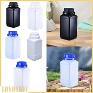 [Lovoski1] Wide Mouth Square Bottle 1L Chemical Dispenser Bottle for Laboratories Reagent