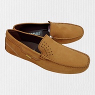 PAKALOLO AOP01 Tan Oriiginal Sepatu Slip-on Mocasin