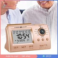 [Prettyia1] Azan Alarm Clock for Home Decor Date Azan Table Clock for Office Home