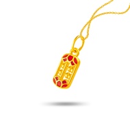 SK Jewellery Royal Abacus 999 Pure Gold Pendant