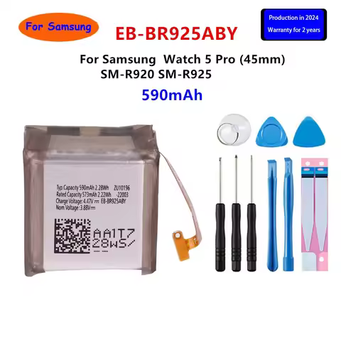 Brand New EB-BR925ABY 590mAh Battery For Samsung Galaxy Watch 5 Pro 45mm SM-R920 SM-R925 Smart Watch