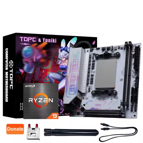 TOPC HX Series Mini ITX Motherboard 7645 7745 7840 7845 7940 7945 8940 8945HX DDR5 Dual Channel PCIe