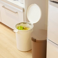 日本岩谷Iwatani kcud 日製圓形密封防臭垃圾桶-12.4L