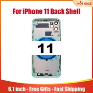 Back Housing For iPhone 11 Back Shell With Free Gifts
