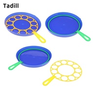 Tadill Bubble Wands Set, Giant Bubble Wands Toy Set Large Bubble Wands with Tray for Kids  Outdoor A