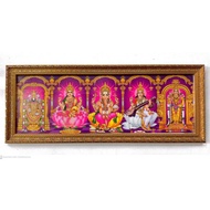 SAMY FRAME / FIVE GOD IN ONE FRAME - MEDIUM SIZE 52CM X 20CM