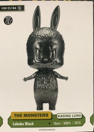 HOW2WORK - HOW2WORK THE MONSTERS SERIES 1 KASING LUNG HW 1/84 LABUBU BLACK 集換式卡牌