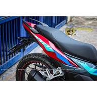 TEM DÁN BMW HP4 S1000RR XE WINNER X V3 MÀU ĐỎ NHÁM 2