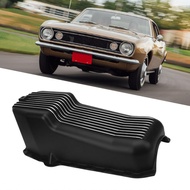 Matybobe High Strength Aluminum Engine Oil Pan Sump Finned Black 4 Quarts for V8 1958-1979 Classics