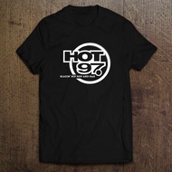 Hot 97 FM Logo Rap Hip Hop Music Tshirt 100% Cotton Size SML XL XXL 3XL 4XL