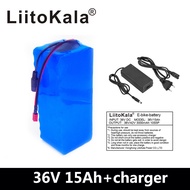 LiitoKala Electric Bicycle36V15AHPannier Bag Lithium Battery Folding Bicycle Scooter18650Lithium Battery