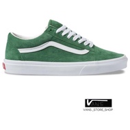 VANS OLD SKOOL PIG SUEDE FAIRWAY TRUE WHITE SNEAKERS สินค้ามีประกันแท้