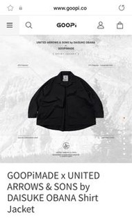 收Goopi X United Arrows by DAISUKE OBANA SHIRT JACKET