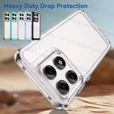For Motorola Edge 70 Pro Case Motorola Edge 70 Pro Cover TPU Shockproof Silicone + Clear PC Protecti