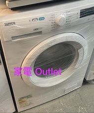 代理陳列品 洗衣機 保用一年 金章 zanussi 二合一 8公斤前置式洗衣乾衣機 ZWD81660NW