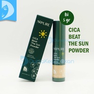 Npure Cica Beat The Sun Powder SPF 30 Facial Sunscreen N'Pure Sunblock/Sunscreen Powder