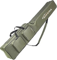 Toasis Fishing Rod Carrier Bag Fishing Pole Carrying Case for Travel 4.26 Ft Length 1.3M