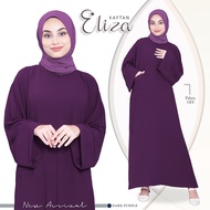 Kaftan Dress Moden Lengan Panjang Plain | Kaftan Viral CEY ❀ Jubah Kaftan Arrival ❀
