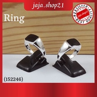 | 925 Silver CZ Black Stones Ring For Men | 925 纯银 黑色石头男戒指 | Cincin Lelaki Batu CZ Hitam Perak 925