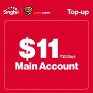 Singtel | $11/$21  Wallet Main Balance Top Up 7/24h Instant Recharge All Day
