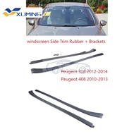 Xuming Peugeot 308/408ยางตกแต่งด้านข้างกระจกหน้าของแท้ใหม่ชุดเครือเถากระจกหน้าแต่งภายนอก8120AJ 8120A