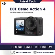 【】DJI Osmo Action 4 - 1.3-Inch Sensor 4K/120fps Waterproof Action Camera | Stunning Low-Light Imagin