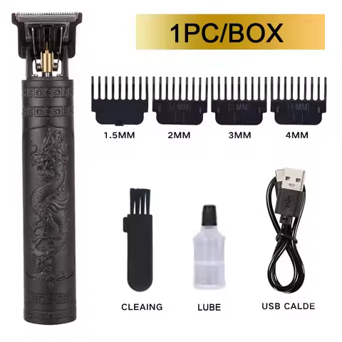 Retro T9 Electric Hair Clipper Hair Clipper Professional Mens Shaver Eechargeable Haircut Trimmer Me