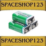 1pcs 9V battery 6F22 dry battery square box toy microphone microphone multimeter battery  9V电池 6F22干