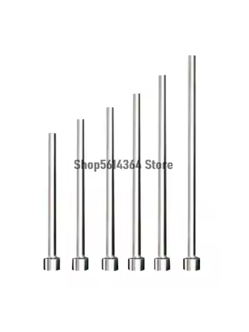 0.8 1 1.5 1.1 2 2.5-2.9mmTip 100mm Length Steel Straight Injection Mould Ejector Pin Die Thimble 5 P