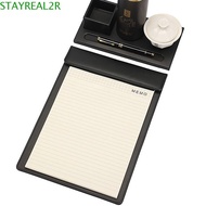 STAYREAL2R Writing Board, A4 Pen Holder Paper Folder, Letter Size Magnetic Thicken PU Leather Clipbo