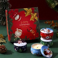 4 Pieces / 8 Pieces Christmas-Themed Aromatherapy Candle, Wish Candle, Homemade Soy Candle Cup, Vase