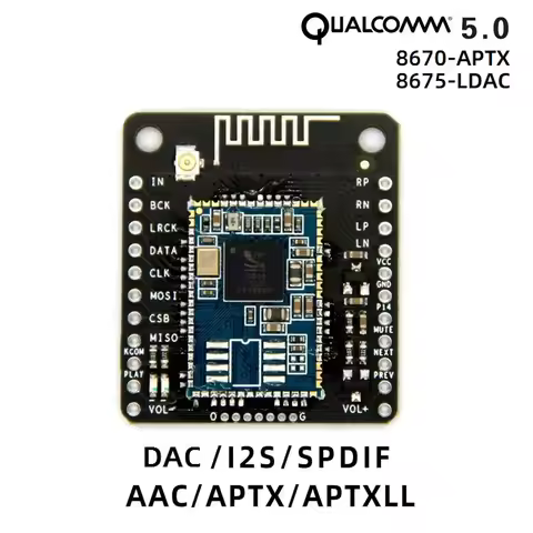 Qualcomm CSR8670 Bluetooth V5.0 Low Energy Audio Module SBC/AAC/APTX/APTXLL CSR8675 LDAC Lossless Co
