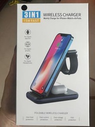 三合一無線充電器， iPhone apple watch airpod 禮物之選