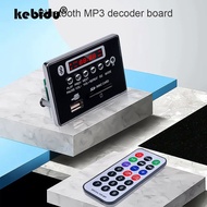 Kebidu Wireless Car USB MP3 Player Integrated Bluetooth Hands-free MP3 Decoder Board Module with Remote Control USB Aux Radio