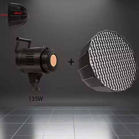 135W Photography LED Video Light Daylight-Balanced Sun Lamp for Portrait Flash Studio Accessories Yo