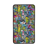 【IN STOCK】 Tokidoki Coral Velvet Towel - 16x28in for Beach, Bath, Pool, Gym, Yoga - Prewashed