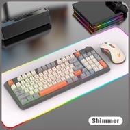 K820 RGB Wired Keyboard 94 Keys with Volume Knob Gaming Keyboard Mouse Combo For Computers PC Laptop