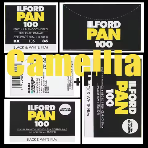 135 Black And White Original ILFORD Film PAN 100 36 Exposure/Roll High-Quality 1 3 5 9 Rolls For 135