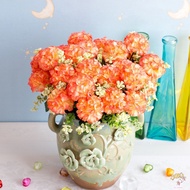 5-Head Silk Hydrangea Artificial Flower Bouquet for Home Wedding Party Decoration