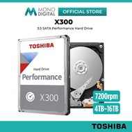 Toshiba X300 Performance Internal Hard Drive 4TB 8TB 10TB 12TB 14TB 16TB 18TB 7200RPM 3.5" SATA HDD 