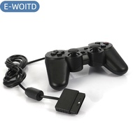 E-WOITD 1 cái mới nhất kết nối có dây gamepad cho Sony PS2 điều khiển cho Sony PS2 PSX phím điều khi