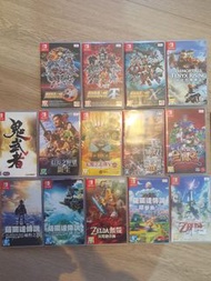 Switch   遊戲    薩爾達傳說   王國之淚   曠野之息   星之卡比  探索發現   瑪利歐賽車   瑪利歐奧德賽   寶可夢   進擊的巨人2  路易吉鬼屋3  胡鬧廚房    牧場物語   惡靈古堡   寶可夢   風花雪月  異度神劍  勇者鬥惡龍   七龍珠  超級機器人大戰  魔物獵人   漆彈   異度神劍   NBA  瑪利歐U  蓓優妮塔3  信長之野望   太閤立志傳   三國志   三國無雙   海賊無雙   芬尼克斯傳說  假面騎士      鬼武者    舞力全開