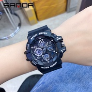 SANDA 2022 G Style New Men's Watches 50M Waterproof Shock Sports Military Quartz Watch For Male Digital Wristwatch Clock 3168