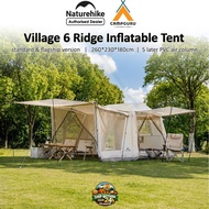 Naturehike Village 6 Inflatable Air Tent Flagship Ridge PVC Column Easy Set Up Enclosure Waterproof 
