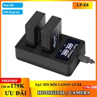Sạc Pin Đôi Canon LP-E8 Cho máy ảnh 550D 600D 650D 700D